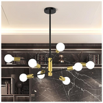 Mid Century Modern Sputnik Chandelier 8-Light
