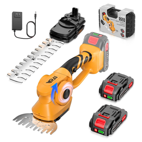 Cordless 2-in-1 Battery Powered Hedge Trimmer Kit