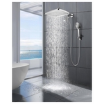 Cobbe 12'' Rain Dual Shower Head With Extension Arm