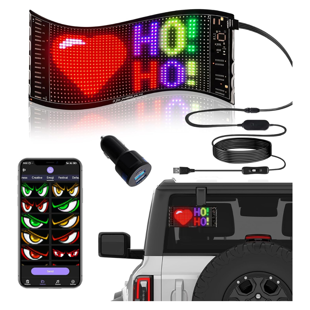 10.6 x 4.7 Double Row Programmable LED Sign