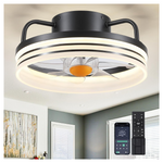 Flush Mount Low Profile Ceiling Fans With Lights And Remote