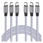 3-Pack 3ft USB-C to USB-C Fast Charging Cable