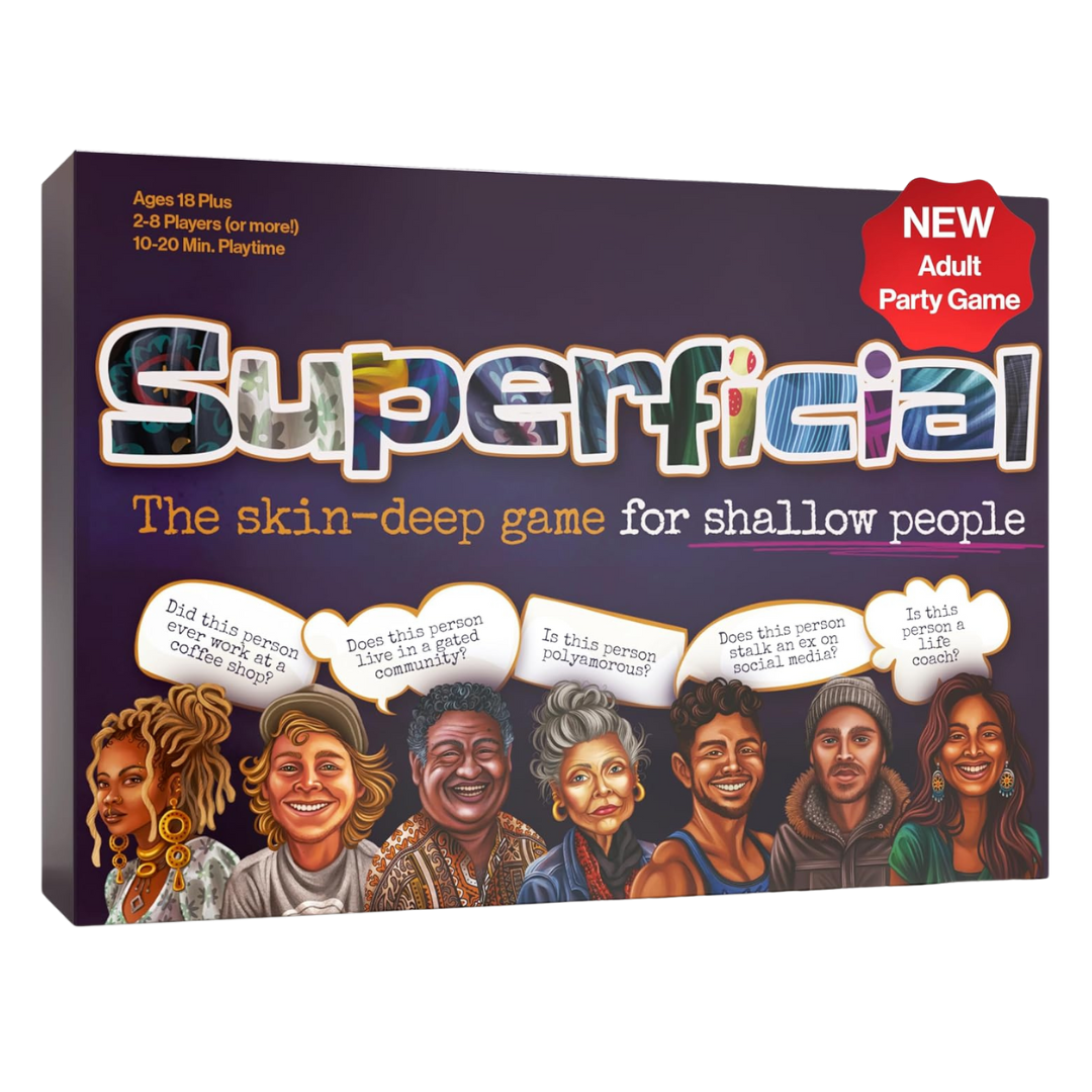 2-Count Superficial Adult Party Card Game