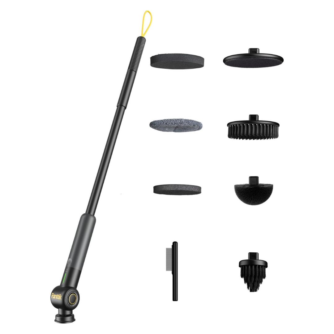 Fanttik Dual-Speed Electric Scrubber With 6 Brush Heads
