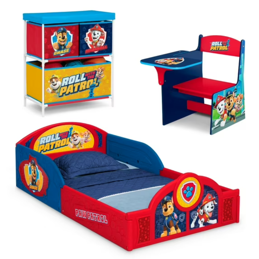 3-Piece PAW Patrol Toddler Bedroom Set By Delta Children