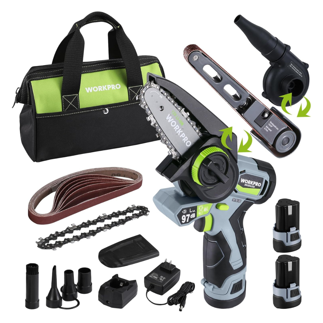 WORKPRO 3-in-1 Cordless Detail Belt Sander