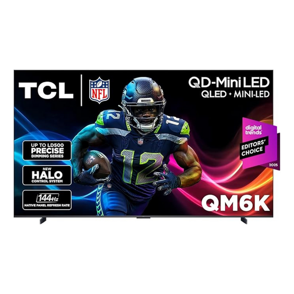 98" TCL QM6K Series 4K Ultra HD Smart QD-Mini LED Google TV