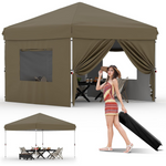 HarmonyHealth 10' x 10' 4-Sidewall Pop Up Canopy Tent