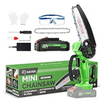Portable Electric Cordless Battery Powered 6" Mini Chainsaw