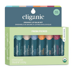8-Count Cliganic Organic Lip Balm Set for Dry Lips