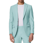 2-Piece Men's Slim Fit Tuxedo Suits (Mint Green)