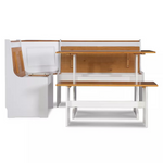 Linon Ardmore Nook Eat-In Kitchen Table & Bench 5-Piece Set + $89 Kohls Rewards
