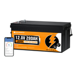 ECO-WORTHY 3584Wh 12V/280Ah Smart LiFePO4 Battery W/ Bluetooth Monitoring
