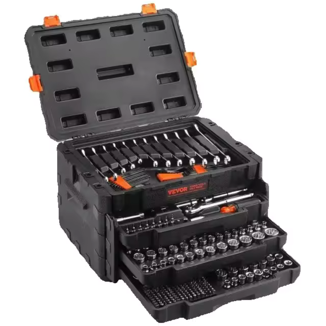 450-Piece SucceBuy SAE & Metric Mechanics Tool & Socket Set
