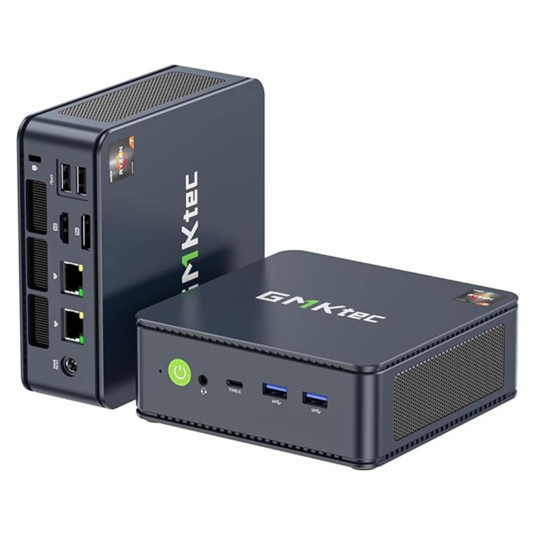 GMKtec Nucbox M5 Plus Series Mini Gaming Desktop (Ryzen 7 5825U / 16GB RAM / 512GB SSD)