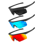 3-Pack Men's Polarized Sport UV Protection Sun Glasses