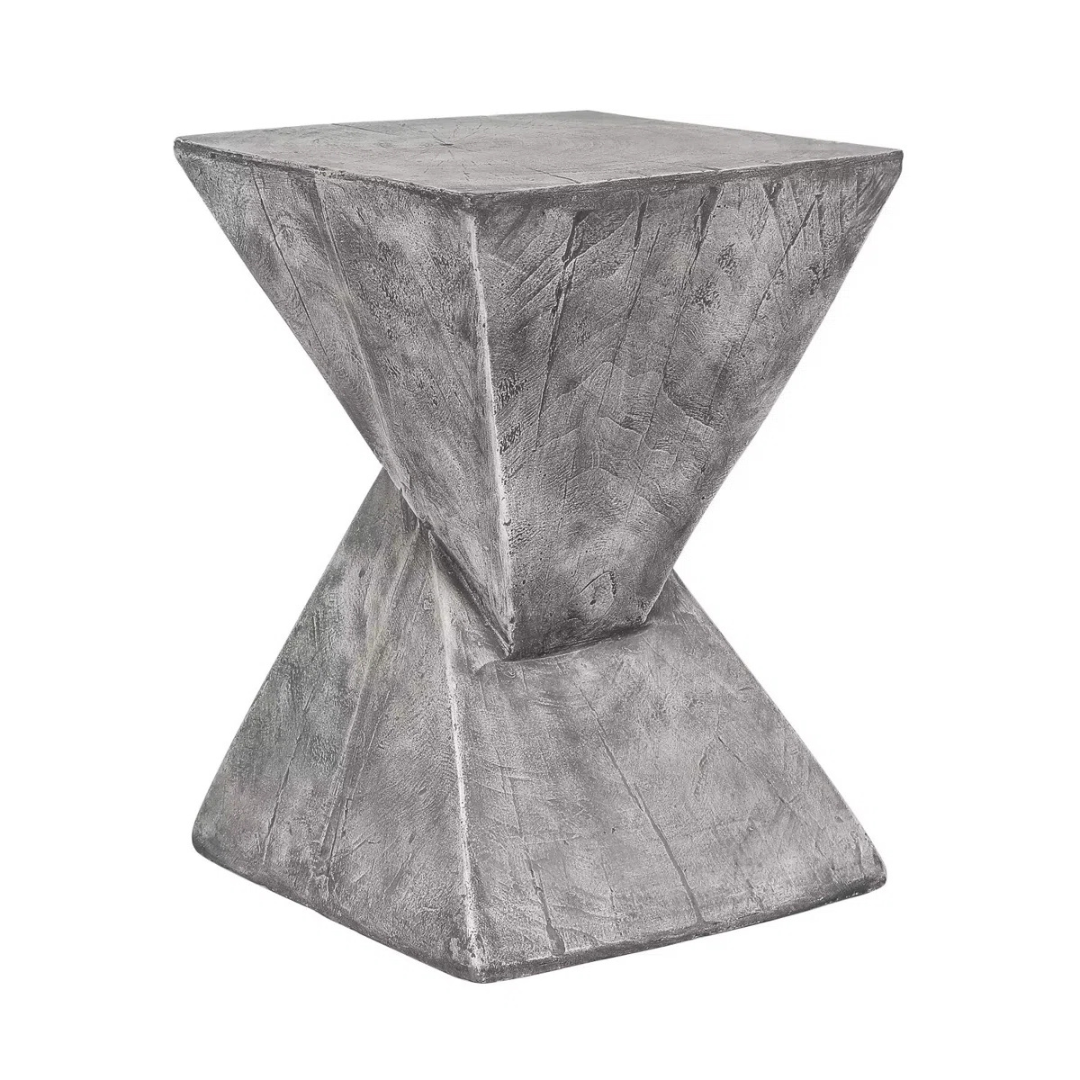 17 Stories Nordt Square Concrete Outdoor Side Table