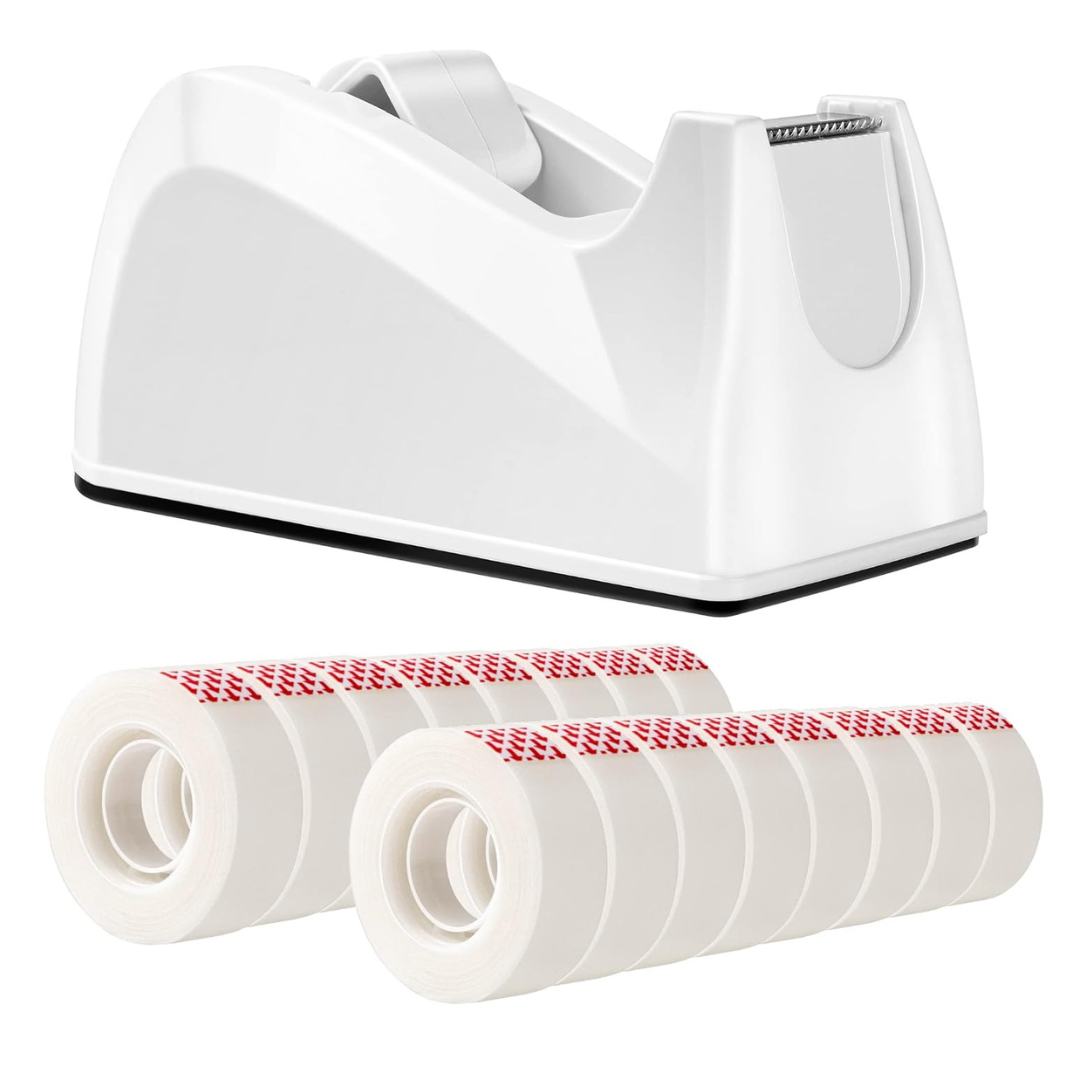 256-Rolls Amazon Basics Tape With Dispenser