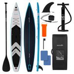 14' Inflatable Racing Paddle Board W/ Accessories & GoPro Mount