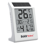 BaldrTherm Solar-Powered Humidity Meter Hygrometer (3.2")