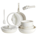 12-Pieces Simple Deluxe Non-Stick Cookware Set