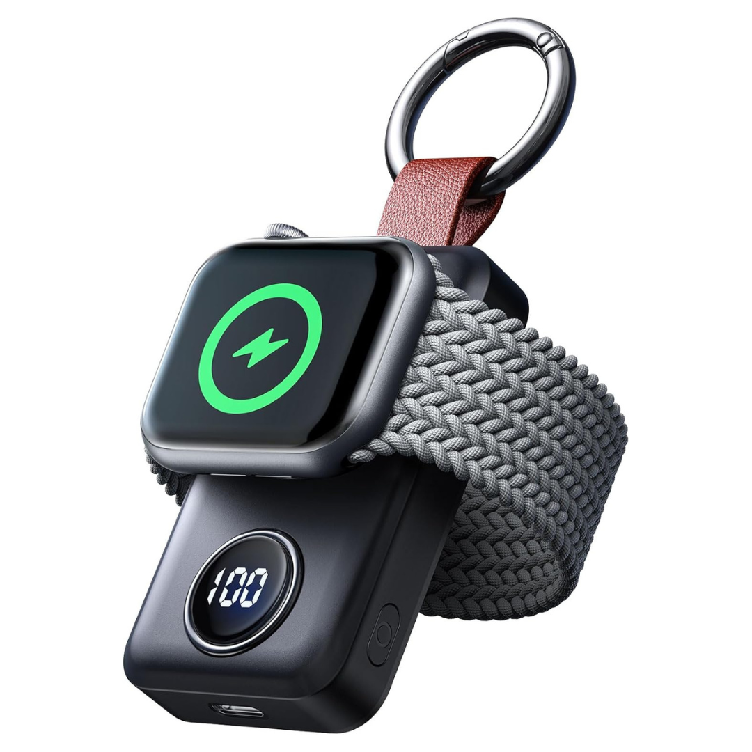 2000mAh Joyroom Wireless Charger With Keychain For Apple Watches (4 Colors)