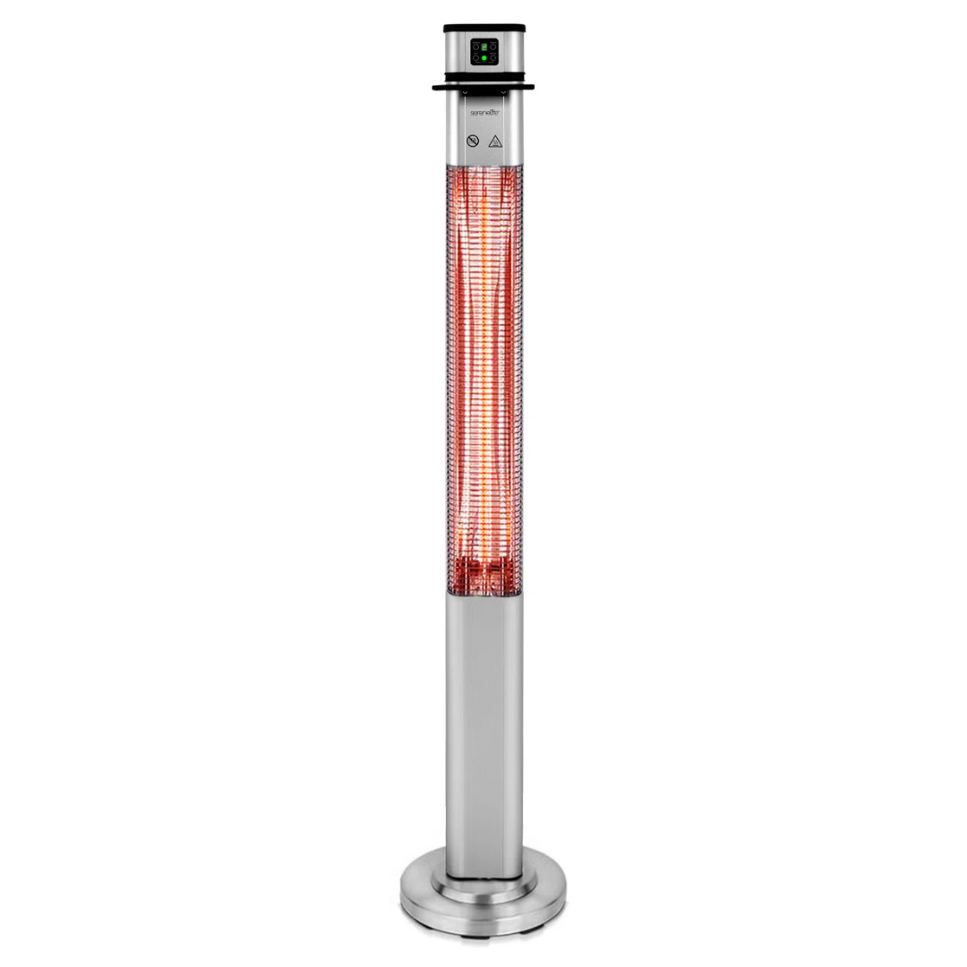 SereneLife Infrared 1500 W Electric Patio Heater With Remote Control