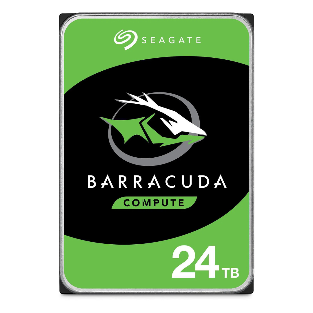 Seagate BarraCuda 24TB 3.5" SATA III 6Gb/s Internal Bare HDD