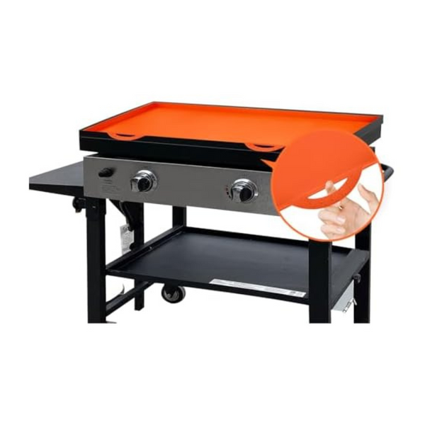 36" x 21" HHSME Blackstone Silicone Griddle Cover (Orange)