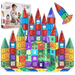 100-Piece Playmags Magnetic Tiles Building Set