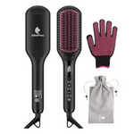 MiroPure 2-in-1 Enhanced Ceramic Hair Straightener Brush