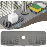 17.5 x 5.5" Silicone Faucet Mat for Kitchen Sink