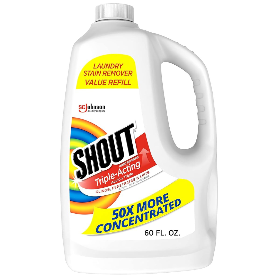 60 Oz Shout Active Enzyme Laundry Stain Remover Spray