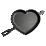 Lodge Seasoned Cast Iron Heart Skillet