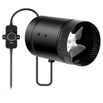 4 Inch 106CFM Inline Booster Duct Fan with Speed Controller