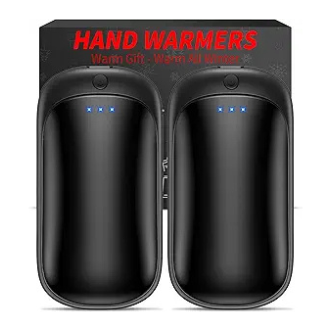 2-Pack Portable Electric Rechargeable Reusable Hand Warmers