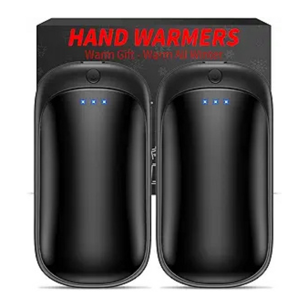 2-Pack Portable Electric Rechargeable Reusable Hand Warmers
