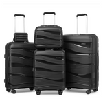 5-Piece Melalenia Hardside Spinner Luggage Set (Various Colors)