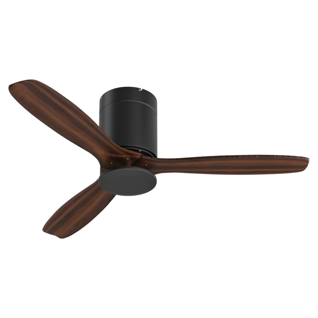 52" Modern Low-Profile Ceiling Fan With Remote (2 Colors)