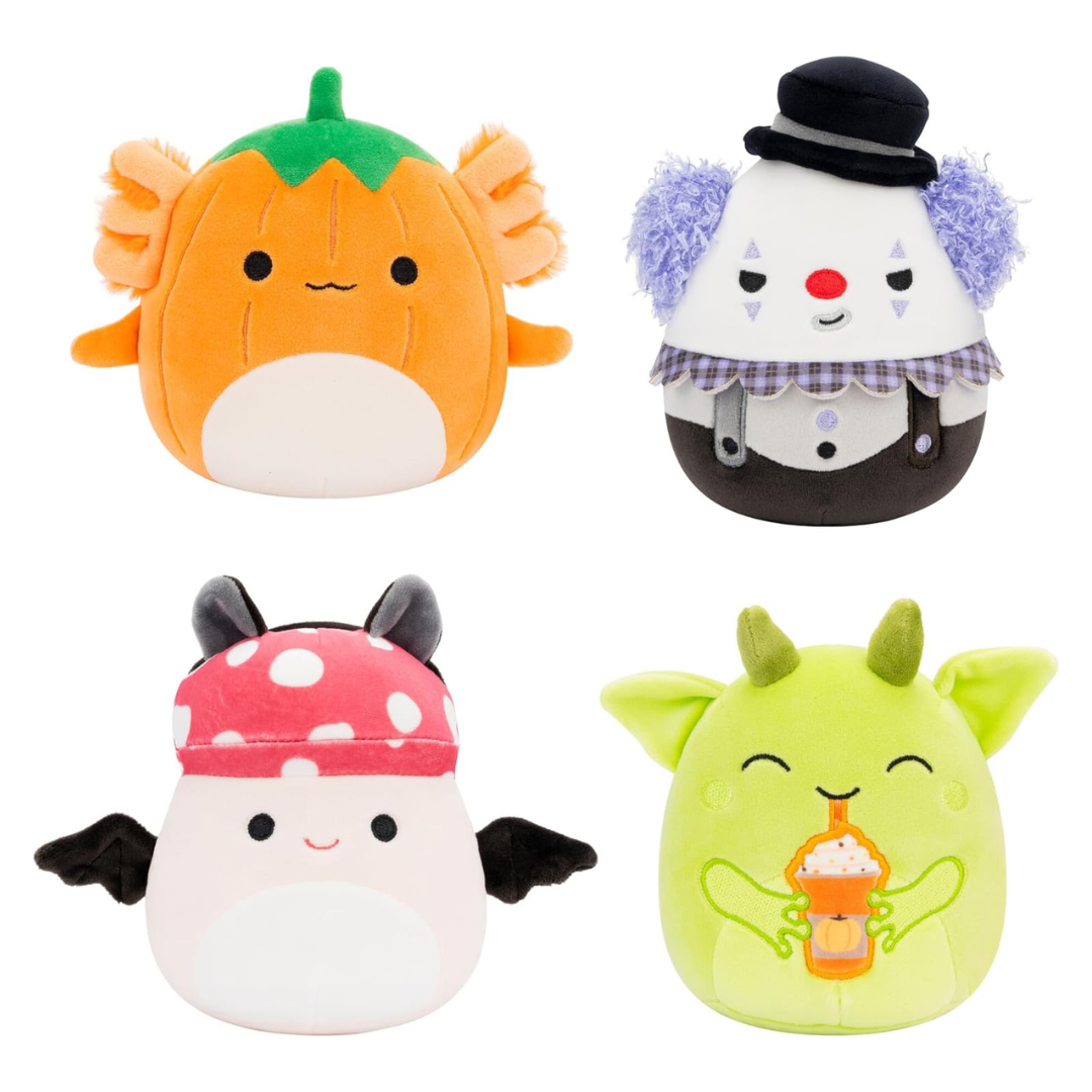 4-Pack Squishmallows 5" Halloween Plush Toy
