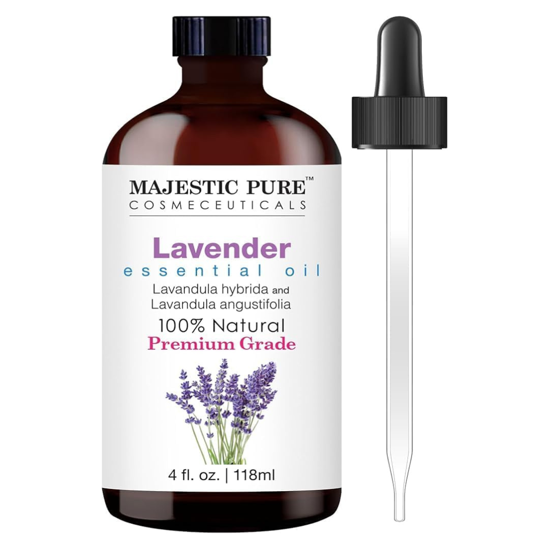 Majestic PURE Lavender Essential Oil With Premium Grade, 4 fl oz