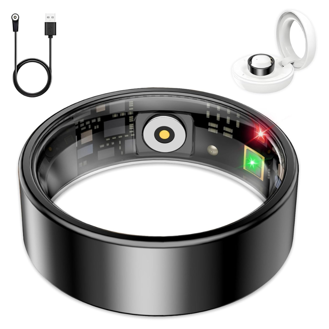 Unisex Waterproof Fitness Tracker Smart Ring (3 Colors)