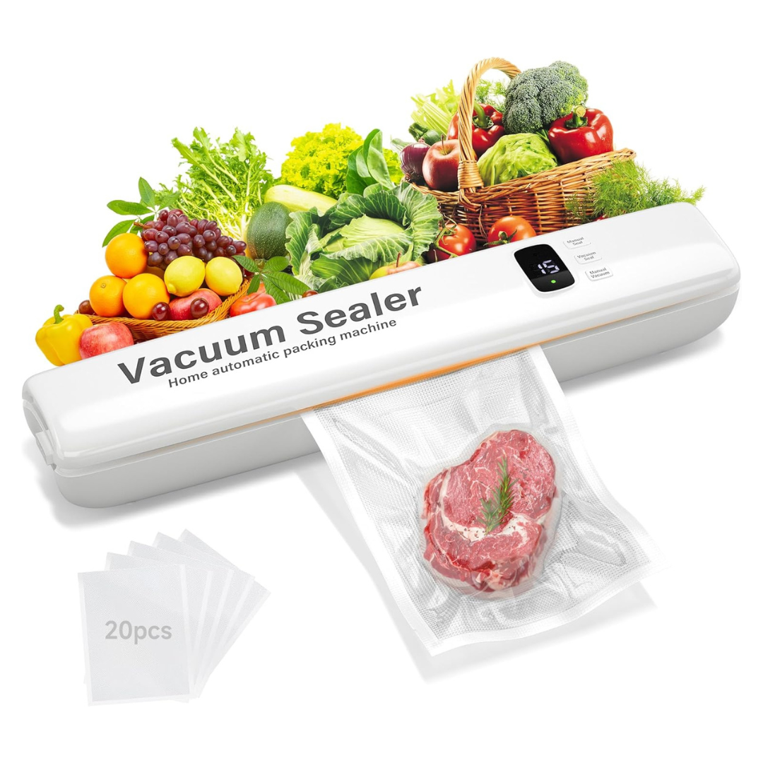Multi-Functional Automatic Vacuum Food Sealer With 20 Vacuum Bags