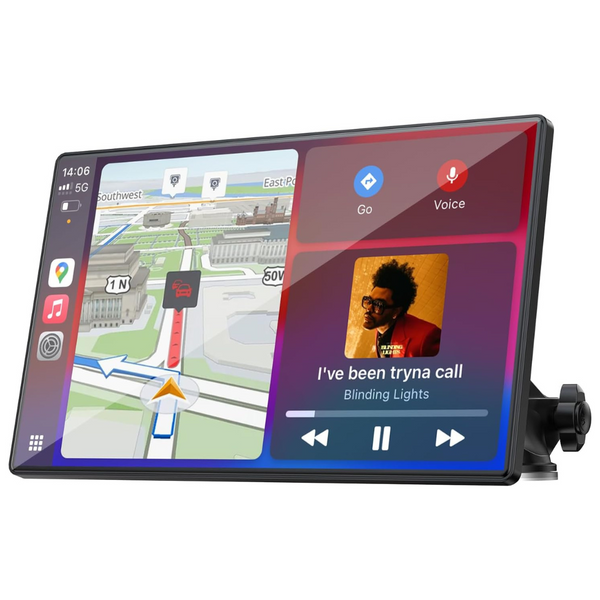Topexplore 9" Wireless CarPlay & Android Auto Screen