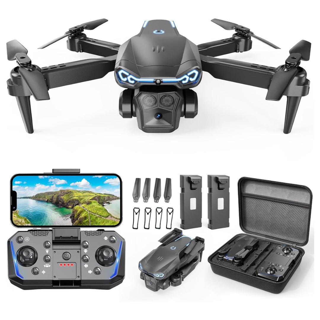Naseto 1080P HD Camera Foldable FPV Drone With 2 Batteries