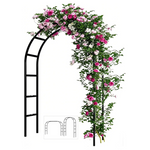 7.8ft Metal Arch Frame Garden Trellis