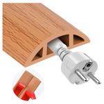 1.97" x 5' Self Adhesive Floor Cord Cover