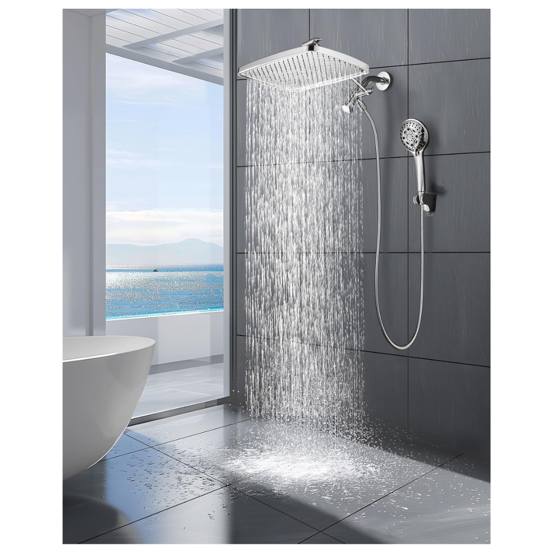 Cobbe 12 Rain Dual Shower Head With Extension Arm
