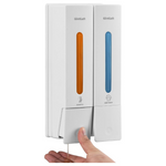 2-Pack 400ML Wall Mounted Shower Soap Dispenser