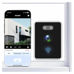 5MP 2K Window Security Camera With Color Night Vision